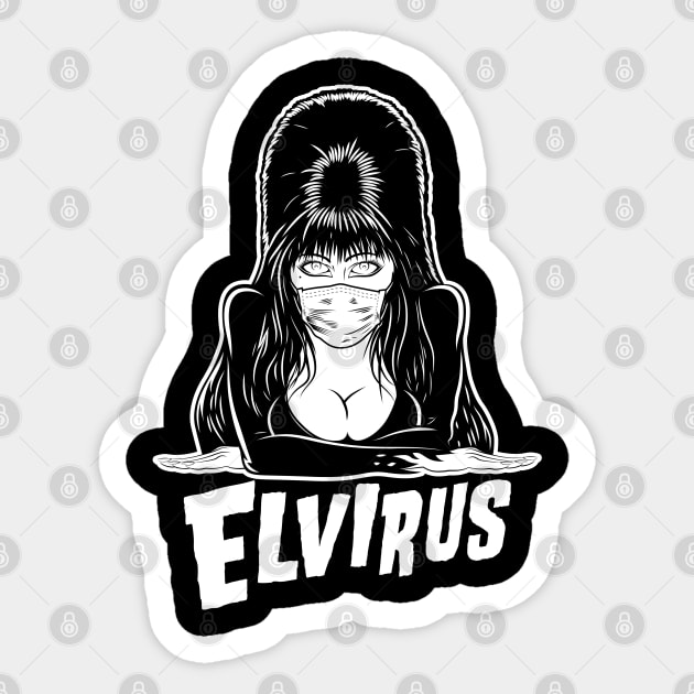 Elvirus Sticker by Vamplify